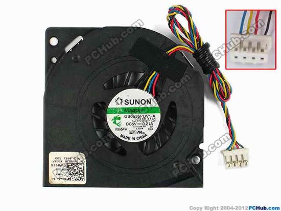 77407 SUNON GB0555PDV1-A Cooling Fan  W857R, Bare, w200x4x4, 5V 0.21A SUNON GB0555PDV1-A Cooling Fan  