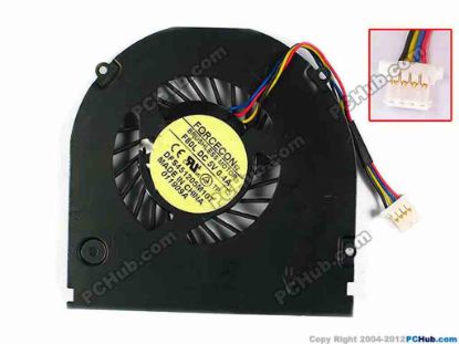 77429 Forcecon DFS451205M10T Cooling Fan  F80L, Bare, w45x4x4, 5V 0.4A Forcecon DFS451205M10T Cooling Fan  