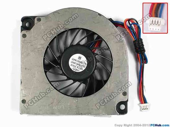 77447 Panasonic UDQFC65E3DT0 Cooling Fan  GDM610000370, Bare, w125x4x4, 5V 0.30A Panasonic UDQFC65E3DT0 Cooling Fan  