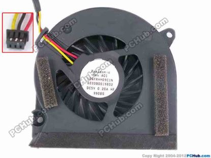 77457 Panasonic UDQFRHH09C1N Cooling Fan  6033B0019802, Bare, w205x3x3, 5V 0.20A Panasonic UDQFRHH09C1N Cooling Fan  