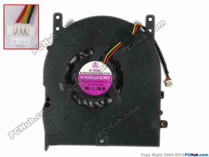 77489 Bi-Sonic HP551205H-50 Cooling Fan  HP551205H-50, Bare, w50x3x3, 5V 0.43A Bi-Sonic HP551205H-50 Cooling Fan  