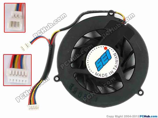77595 SEI Unknown Cooling Fan  bare, size:65x15mm, w120x6x6, 5V SEI Unknown Cooling Fan  