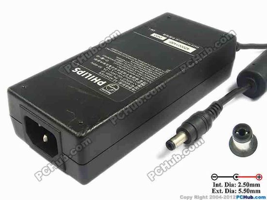 77616 Philips Common Item (Philips) AC Adapter 13V-19V 16V 3.75A, 5.5/2.5mm, C14 Philips Common Item (Philips) AC Adapter 13V-19V 