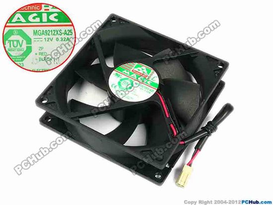 77734 Protechnic Magic MGA9212XS-A25 Server - Square Fan sq92x92x25, w95x2x2, 12V 0.32A  Protechnic Magic MGA9212XS-A25 Server - Square Fan 