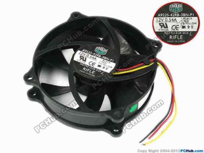 77819 Cooler Master A9225-42RB-3BN-P1 Server - Round Fan dia95x95x25, w75x3, 12V 0.54A Cooler Master A9225-42RB-3BN-P1 Server - Round Fan