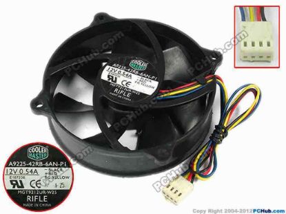 77859 Cooler Master MGT9212UR-W25 Server - Round Fan P028, dia95x95x25, w70x4x4, 12V 0.7A Cooler Master MGT9212UR-W25 Server - Round Fan 
