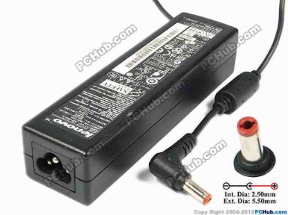 77868 Lenovo Common Item (Lenovo) AC Adapter- Laptop 20V 3.25A, 5.5/2.5mm 12mm, 3-Prong, New Lenovo Common Item (Lenovo) AC Adapter- Laptop <span class="span11" id="ctl00_ContentPlaceHolder1_ItemDesc1_lblItemDescription">Lenovo P/N: 36001646 
<div>Model: ADP-65KH B</div>
<div></div>
<div>INPUT: 100V-240V~ 1.5A, 50-60Hz</div>
<div>OUTPUT: 20V 3.25A 65W</div>
<div>Connecter size: Int. Diameter: 2.50mm    <br />
                       Ext. Diameter: 5.50mm<br />
<br />
Dimensions: 134 x 36 x 28 mm</div>
<div></div>
<div></div>
<div>*Please take note,  3 wire AC <a shape="rect" href="http://www.pchub.com/uph/category/356/Power-Core.html">power cord</a> not included.<br />
</div></span>
