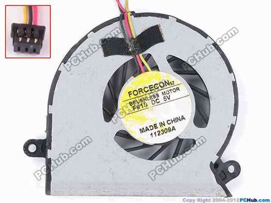 77899 Forcecon Common Item (Forcecon) Cooling Fan  F91S, Bare, w25x3x3, 5V Forcecon Common Item (Forcecon) Cooling Fan  