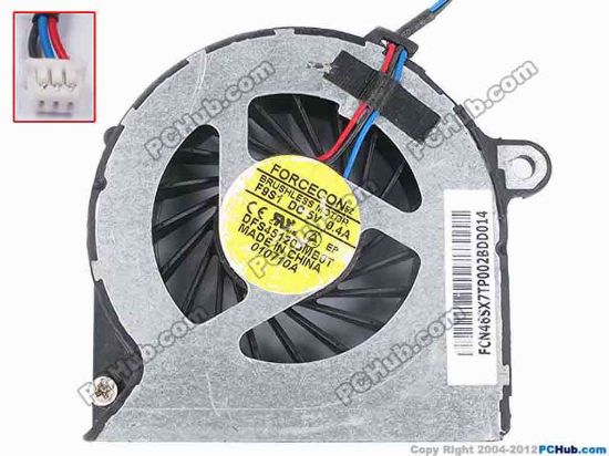 77909 Forcecon DFS451205MB0T Cooling Fan  F9S1, Bare, w27x3x3, 5V 0.4A Forcecon DFS451205MB0T Cooling Fan  