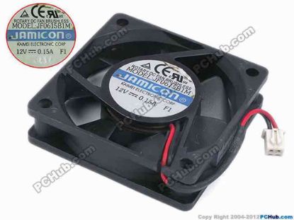 77913 Other Brands Jamicon Server - Square Fan F1, sq60x60x15, w65x2x2, 12V 0.15A Other Brands Jamicon Server - Square Fan 
