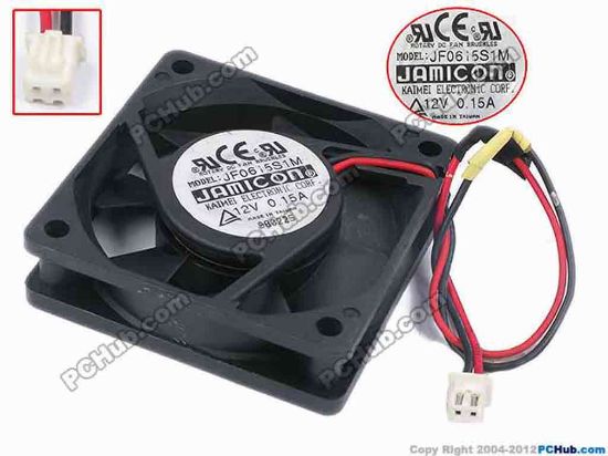 77937 Other Brands Jamicon Server - Square Fan JF0615S1M, sq60x60x16, w150x2x2, 12V 0.15A Other Brands Jamicon Server - Square Fan 