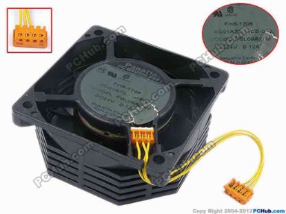 78029 Panasonic FBL06A24M Server - Square Fan -CS-0, sq60x60x25, w80x3x4, 60x60x25 Panasonic FBL06A24M Server - Square Fan 