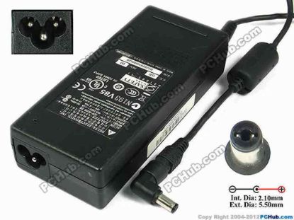 78143 Delta Electronics ADP-90SB BB AC Adapter- Laptop 19V 4.74A, 5.5/2.1mm, 3-Prong Delta Electronics ADP-90SB BB AC Adapter- Laptop <div>In stock now ready to ship in 24 hours.&nbsp;</div>
<div><br />
</div>
<div>Model: ADP-90SB BB</div>
<div><br />
</div>
<div>INPUT: 100-240V~1.5A, 50-60Hz&nbsp;</div>
<div>OUTPUT: 19V 4.74A 90W</div>
<div>Connecter size: Int. Diameter: 2.10mm&nbsp;</div>
<div>Ext. Diameter: 5.50mm</div>
<div><br />
</div>
<div><br />
</div>
<div>Dimensions: 133 X 57 X 31 mm</div>
<div><br />
</div>
<div>*Please take note, 3 wire AC power cord not included.</div>