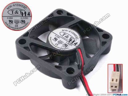 78218 T&T MW-410M03C Server - Square Fan sq40x10, w105x2x2, 3.3V 0.28A T&T MW-410M03C Server - Square Fan 