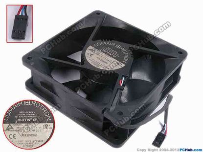 78228 Comair Rotron MS48B7 Server - Square Fan sq120x120x38, w110x3x3, 48V 0.15A Comair Rotron MS48B7 Server - Square Fan 