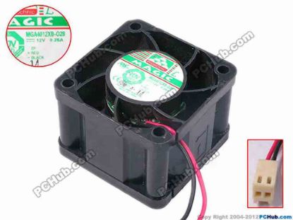 78803 Protechnic Magic MGA4012XB-O28 Server - Square Fan sq40x28, w90x2x2, 12V 0.25A  Protechnic Magic MGA4012XB-O28 Server - Square Fan 