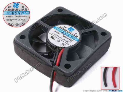 78818 XIFAN / Xinruilian RDH5015S Server - Square Fan sq50x50x15, w225x2, 12V 0.16A XIFAN / Xinruilian RDH5015S Server - Square Fan 