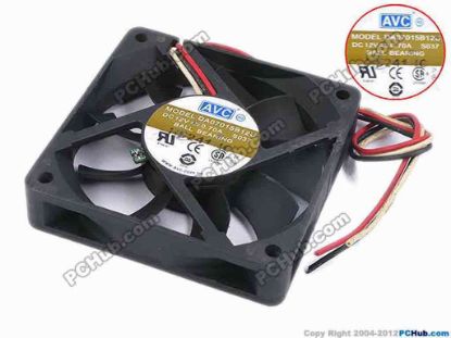 78843 AVC DA07015B12U Server - Square Fan S037, sq70x70x15, w205x3, 12V 0.7A AVC DA07015B12U Server - Square Fan 