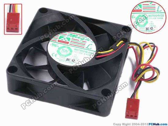 78897 Protechnic Magic MGT7012YR-O20 Server - Square Fan sq70x70x20, w205x3x3, 12V 0.43A Protechnic Magic MGT7012YR-O20 Server - Square Fan 
