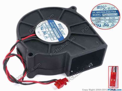 79054 PSC Select PB3247530MX1N Server - Blower Fan 082501, bw75x75x30, w155x2x2, 24V 0.14A 3.36W PSC Select PB3247530MX1N Server - Blower Fan 