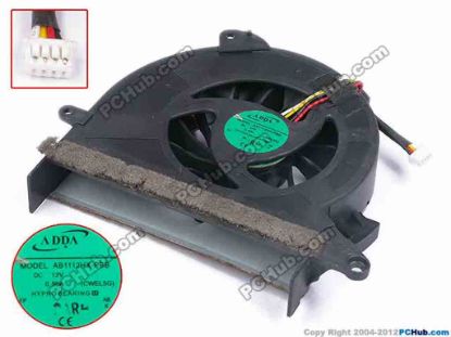79056 ADDA AB1112HX-PBB Server - Blower Fan CWEL5G, bw85x82x16, w35x4x4, 12V 0.5A ADDA AB1112HX-PBB Server - Blower Fan 