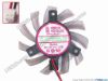 79083 Young Lin DFS701012H Server - Frameless / GPU Fan dia63x63x10, w70x2x2, 12V 2.5W, Trans. Black Young Lin DFS701012H Server - Frameless / GPU Fan 