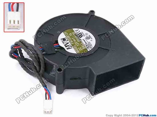 79107 AVC F9733B12H Server - Blower Fan bw97x94x33, w470x3x3, 12V 1.1A AVC F9733B12H Server - Blower Fan 