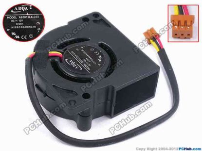 79120 ADDA AB5012LX-C03 Server - Blower Fan T, bw50x50x20, w150x3x3, 12V 0.09A ADDA AB5012LX-C03 Server - Blower Fan 