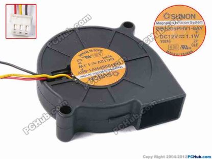 79169 SUNON GB1205PHV1-8AY Server - Blower Fan F, bw51x51x15, w285x3x3, 12V 1.1W SUNON GB1205PHV1-8AY Server - Blower Fan 