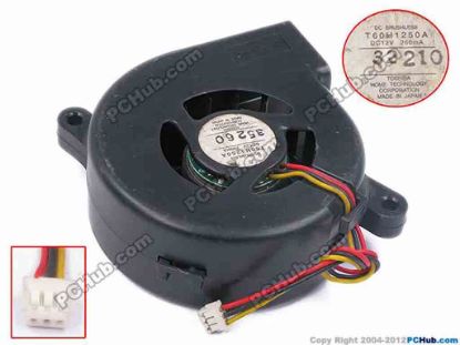 79243 Toshiba T60H1205A Server - Blower Fan bw60x60x23, w80x3x3, 12V 0.26A Toshiba T60H1205A Server - Blower Fan 