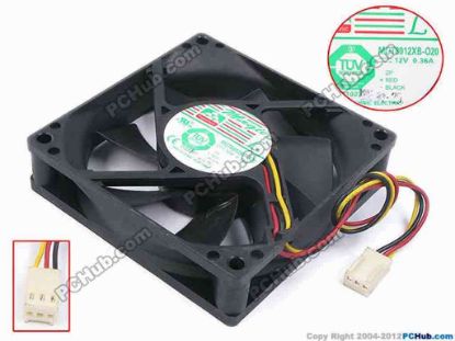 79768 Protechnic Magic MGT8012XB-O20 Server - Square Fan sq80x80x20, w145x3x3, 12V 0.36A  Protechnic Magic MGT8012XB-O20 Server - Square Fan 