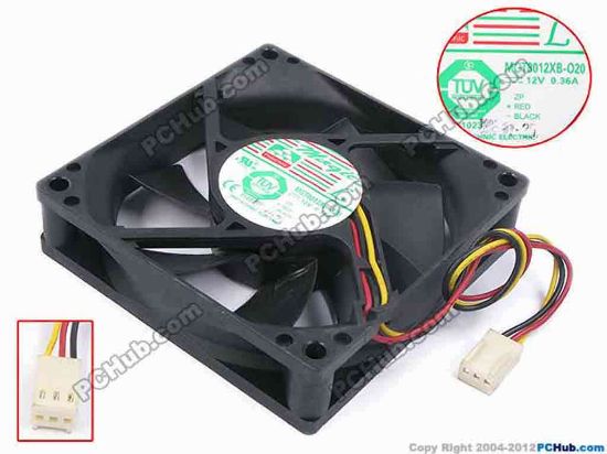 79768 Protechnic Magic MGT8012XB-O20 Server - Square Fan sq80x80x20, w145x3x3, 12V 0.36A  Protechnic Magic MGT8012XB-O20 Server - Square Fan 