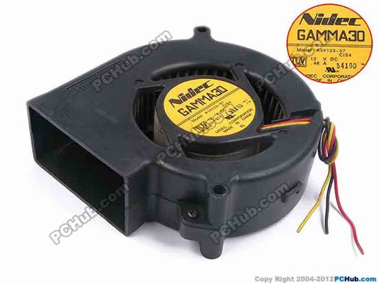 79857 Nidec A34123-57 Server - Blower Fan CIS4, bw80x80x32, 3-Wire, 12V 0.46A Nidec A34123-57 Server - Blower Fan