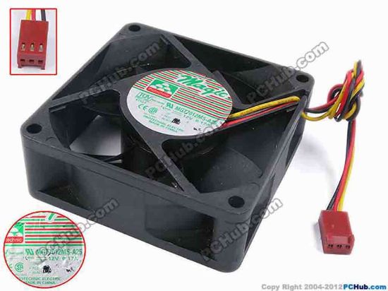 80291 Protechnic Magic MGT7012MS-A25 Server - Square Fan sq70x70x25, w205x3x3, 12V 0.17A  Protechnic Magic MGT7012MS-A25 Server - Square Fan 