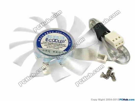 80308 UPH Cooler Cooler- Display Card Fan 7010-3 UPH Cooler Cooler- Display Card Fan <span class="span11" id="ctl00_ContentPlaceHolder1_ItemDesc1_lblItemDescription"><span style="font-weight: bold;">Specifications:</span><br />
<ul>
<li>Dimensions:&nbsp;&nbsp;&nbsp;&nbsp;&nbsp;&nbsp;&nbsp;&nbsp; 65mm Dia x 12mm Hieght</li>
<li>Weight:&nbsp;&nbsp;&nbsp;&nbsp;&nbsp;&nbsp;&nbsp;&nbsp;&nbsp;&nbsp;&nbsp;&nbsp;&nbsp;&nbsp;&nbsp; 20g</li>
<li>Rated Voltage:&nbsp;&nbsp;&nbsp;&nbsp;&nbsp;&nbsp;DC 12V</li>
<li>Rated Current:&nbsp;&nbsp;&nbsp;&nbsp;&nbsp;&nbsp;0.16±0.02Amp</li>
<li>Fan Speed:&nbsp;&nbsp;&nbsp;&nbsp;&nbsp;&nbsp;&nbsp;&nbsp;&nbsp;&nbsp; 3,200rpm±10%</li>
<li>Max.Air Flow:&nbsp;&nbsp;&nbsp;&nbsp;&nbsp;&nbsp;&nbsp; 22.8CFM</li>
<li>Bearing Type:&nbsp;&nbsp;&nbsp;&nbsp;&nbsp;&nbsp; Hydraumatic</li></ul>
<p><span style="font-weight: bold;">VGA Cooler Compatible: </span>SVC-737, Colorful (7cm) etc</p></span>