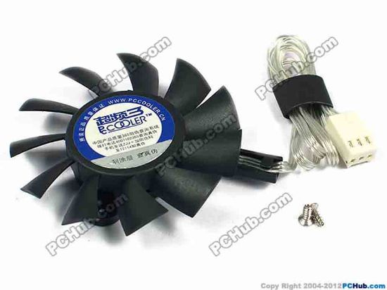 80313 UPH Cooler Cooler- Display Card Fan 6010 UPH Cooler Cooler- Display Card Fan <span class="span11" id="ctl00_ContentPlaceHolder1_ItemDesc1_lblItemDescription"><span style="font-weight: bold;">Specifications:</span><br />
<ul>
<li>Dimensions:&nbsp;&nbsp;&nbsp;&nbsp;&nbsp;&nbsp;&nbsp;&nbsp; 58mm Dia x 12mm Hieght</li>
<li>Weight:&nbsp;&nbsp;&nbsp;&nbsp;&nbsp;&nbsp;&nbsp;&nbsp;&nbsp;&nbsp;&nbsp;&nbsp;&nbsp;&nbsp;&nbsp; 22g</li>
<li>Rated Voltage:     &nbsp;&nbsp;&nbsp;&nbsp; DC 12V</li>
<li>Rated Current:     &nbsp;&nbsp;&nbsp;&nbsp; 0.17Amp</li>
<li>Fan Speed:&nbsp;&nbsp;&nbsp;&nbsp;&nbsp;&nbsp;&nbsp;&nbsp;&nbsp;&nbsp; 3,500rpm±10%</li>
<li>Max.Air Flow:&nbsp;&nbsp;&nbsp;&nbsp;&nbsp;&nbsp;&nbsp; 22.8CFM</li>
<li>Bearing Type:      &nbsp;&nbsp;&nbsp;&nbsp; &nbsp;Hydraumatic</li></ul>
<p><span style="font-weight: bold;">VGA Cooler Compatible: </span>SVC-615</p></span>