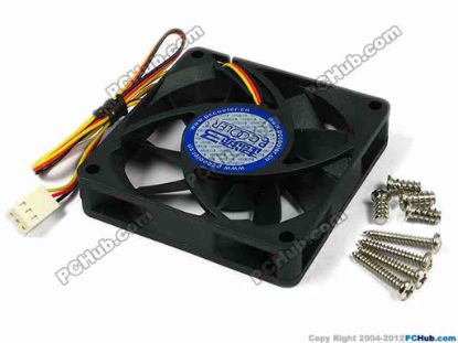 80397 PcCooler Fan Cooler- Auxiliary fan F-72 PcCooler Fan Cooler- Auxiliary fan <span class="span11" id="ctl00_ContentPlaceHolder1_ItemDesc1_lblItemDescription"><span class="span11" id="ctl00_ContentPlaceHolder1_ItemDesc1_lblItemDescription"><span style="font-weight: bold">Specifications:</span><br />
</span>
<ul>
<li><span class="span11" id="ctl00_ContentPlaceHolder1_ItemDesc1_lblItemDescription">Dimensions(mm)&nbsp;&nbsp;&nbsp;&nbsp;&nbsp;&nbsp;&nbsp;70x70x15mm (LxWxH)</span></li>
<li><span class="span11" id="ctl00_ContentPlaceHolder1_ItemDesc1_lblItemDescription">Weight&nbsp;&nbsp;&nbsp;&nbsp;&nbsp;&nbsp;&nbsp;&nbsp;&nbsp;&nbsp;&nbsp;&nbsp;&nbsp;&nbsp;&nbsp;&nbsp;&nbsp;&nbsp;&nbsp;46g</span></li>
<li><span class="span11" id="ctl00_ContentPlaceHolder1_ItemDesc1_lblItemDescription">Bearing Type&nbsp;&nbsp;&nbsp;&nbsp;&nbsp;&nbsp;&nbsp;&nbsp;&nbsp;&nbsp; Hydraumatic</span></li>
<li><span class="span11" id="ctl00_ContentPlaceHolder1_ItemDesc1_lblItemDescription">Rated Voltage&nbsp;&nbsp;&nbsp;&nbsp;&nbsp;&nbsp;&nbsp;&nbsp; 12V DC</span></li>
<li><span class="span11" id="ctl00_ContentPlaceHolder1_ItemDesc1_lblItemDescription">Rated Current &nbsp;&nbsp;&nbsp;&nbsp;&nbsp;&nbsp;&nbsp;&nbsp;0.26±0.02Amp</span></li>
<li><span class="span11" id="ctl00_ContentPlaceHolder1_ItemDesc1_lblItemDescription">Air Flow &nbsp;&nbsp;&nbsp;&nbsp;&nbsp;&nbsp;&nbsp;&nbsp;&nbsp;&nbsp;&nbsp;&nbsp;&nbsp;&nbsp;&nbsp; 23CFM</span></li>
<li><span class="span11" id="ctl00_ContentPlaceHolder1_ItemDesc1_lblItemDescription">Speed &nbsp;&nbsp;&nbsp;&nbsp;&nbsp;&nbsp;&nbsp;&nbsp;&nbsp;&nbsp;&nbsp;&nbsp;&nbsp;&nbsp;&nbsp;&nbsp; &nbsp;3.000RPM±10%</span></li>
<li><span class="span11" id="ctl00_ContentPlaceHolder1_ItemDesc1_lblItemDescription">Noise &nbsp;&nbsp;&nbsp;&nbsp;&nbsp;&nbsp;&nbsp;&nbsp;&nbsp;&nbsp;&nbsp;&nbsp;&nbsp;&nbsp;&nbsp;&nbsp;&nbsp; &nbsp;28dB</span></li></ul></span>