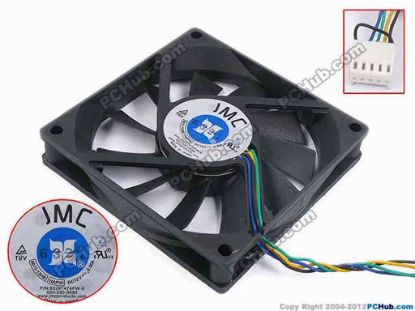 80505 JMC / DaTech 8015-12HB Server - Square Fan HAPW, sq80x80x15, w70x4x5, 12V 0.55A JMC / DaTech 8015-12HB Server - Square Fan