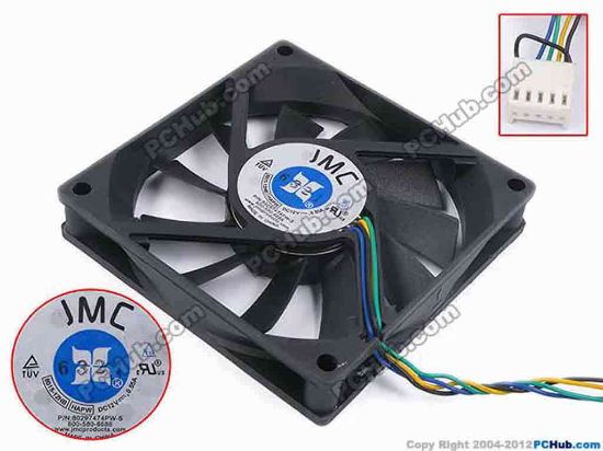 80505 JMC / DaTech 8015-12HB Server - Square Fan HAPW, sq80x80x15, w70x4x5, 12V 0.55A JMC / DaTech 8015-12HB Server - Square Fan