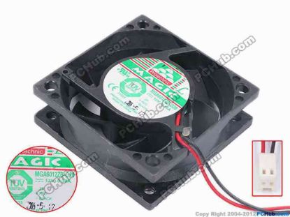80586 Protechnic Magic MGA6012ZB-O20 Server - Square Fan sq60x60x20, w60x2x2, 12V 0.38A  Protechnic Magic MGA6012ZB-O20 Server - Square Fan 