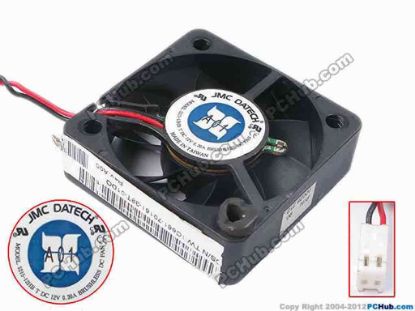 80596 JMC / DaTech 5215-12HB Server - Square Fan T, sq52x52x15, w165x2x2, 12V 0.3A JMC / DaTech 5215-12HB Server - Square Fan 