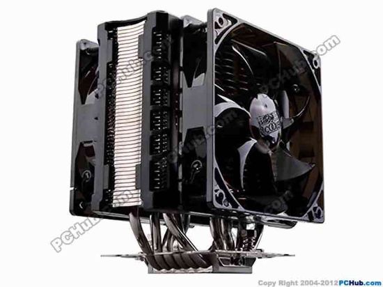80673 PcCooler Fan Cooler- CPU Fan S123E PcCooler Fan Cooler- CPU Fan <span style="font-weight: bold">Specifications:</span><br />
Dimensions(mm)&nbsp;&nbsp;&nbsp;&nbsp;&nbsp;&nbsp;&nbsp;&nbsp;&nbsp;144(L)x110(W)x157(H) <br />
Weight&nbsp;&nbsp;&nbsp;&nbsp;&nbsp;&nbsp;&nbsp;&nbsp;&nbsp;&nbsp;&nbsp;&nbsp;&nbsp;&nbsp;&nbsp;&nbsp;&nbsp;&nbsp;&nbsp;&nbsp;&nbsp;1030g<br />
Bearing Type&nbsp;&nbsp;&nbsp;&nbsp;&nbsp;&nbsp;&nbsp;&nbsp;&nbsp;&nbsp;&nbsp;&nbsp;&nbsp;Hydraumatic<br />
Rated Voltage &nbsp;&nbsp;&nbsp;&nbsp;&nbsp;&nbsp;&nbsp;&nbsp;&nbsp; 12V DC<br />
Rated Current &nbsp;&nbsp;&nbsp;&nbsp;&nbsp;&nbsp;&nbsp;&nbsp; &nbsp; 0.07~0.29±0.02Amp x2<br />
Fan Speed&nbsp;&nbsp;&nbsp;&nbsp;&nbsp;&nbsp;&nbsp;&nbsp;&nbsp;&nbsp;&nbsp;&nbsp;&nbsp;&nbsp;&nbsp; 800~2,000RPM x2<br />
Air Flow&nbsp;&nbsp;&nbsp;&nbsp;&nbsp;&nbsp;&nbsp;&nbsp;&nbsp;&nbsp;&nbsp;&nbsp;&nbsp;&nbsp;&nbsp;&nbsp;&nbsp;&nbsp; &nbsp;28~70CFM x2<br />
Noise Level &nbsp;&nbsp;&nbsp;&nbsp;&nbsp;&nbsp;&nbsp;&nbsp;&nbsp;&nbsp;&nbsp;&nbsp; &nbsp;18~38.5dBA<br />
<br />
<span style="font-weight: bold">With Dual 120mm 4Pin PWM LED Ultra Silent Fans<br />
<br />
Compatible With:<br />
</span>Intel&nbsp; LGA775/1155/1156/1366<br />
AMD&nbsp; AM2/AM2+/AM3
