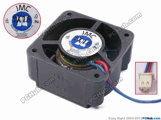 80703 JMC / DaTech 4020-12LS Server - Square Fan P/N:A4122270-1, sq40x40x20, w40x2x2, 12V 0.06A JMC / DaTech 4020-12LS Server - Square Fan 