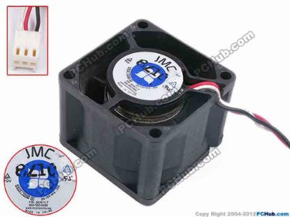 80743 JMC / DaTech 3828-12HB Server - Square Fan A, sq38x38x28, w125x3x3, 12V 0.3A JMC / DaTech 3828-12HB Server - Square Fan 