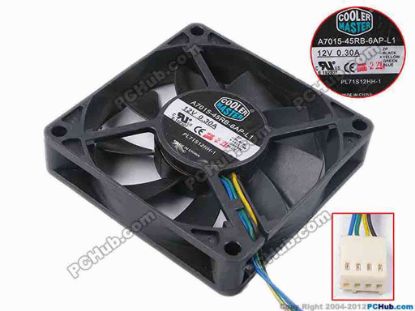 80842 Cooler Master PL71S12HH-1 Server - Square Fan sq70x70x15, w205x4x4, 12V 0.3A Cooler Master PL71S12HH-1 Server - Square Fan 