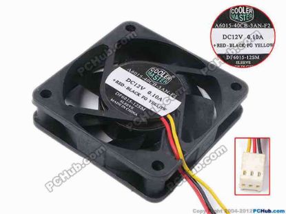 80931 Cooler Master DF6015-12SM Server - Square Fan sq60x60x15, w195x3x3, 12V 0.1A Cooler Master DF6015-12SM Server - Square Fan 