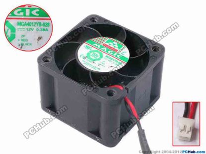 80961 Protechnic Magic MGA4012YB-028 Server - Square Fan sq40x40x28, w260x2x2, 12V 0.38A  Protechnic Magic MGA4012YB-028 Server - Square Fan 