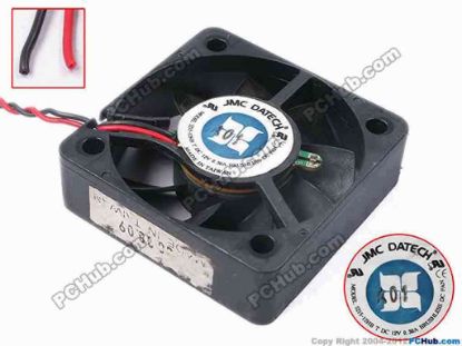80989 JMC / DaTech 5215-12HB Server - Square Fan T, sq52x52x15, w35x2, 12V 0.3A JMC / DaTech 5215-12HB Server - Square Fan 