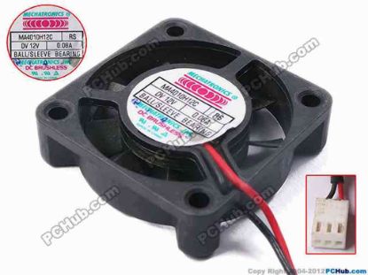 81053 MECHATRONICS MA4010H12C Server - Square Fan sq40x40x10, w185x2x3, 12V 0.08A MECHATRONICS MA4010H12C Server - Square Fan 