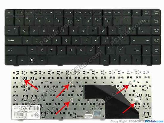 81172 HP 420 Keyboard 606128-001, US, "NEW" HP 420 Keyboard 
